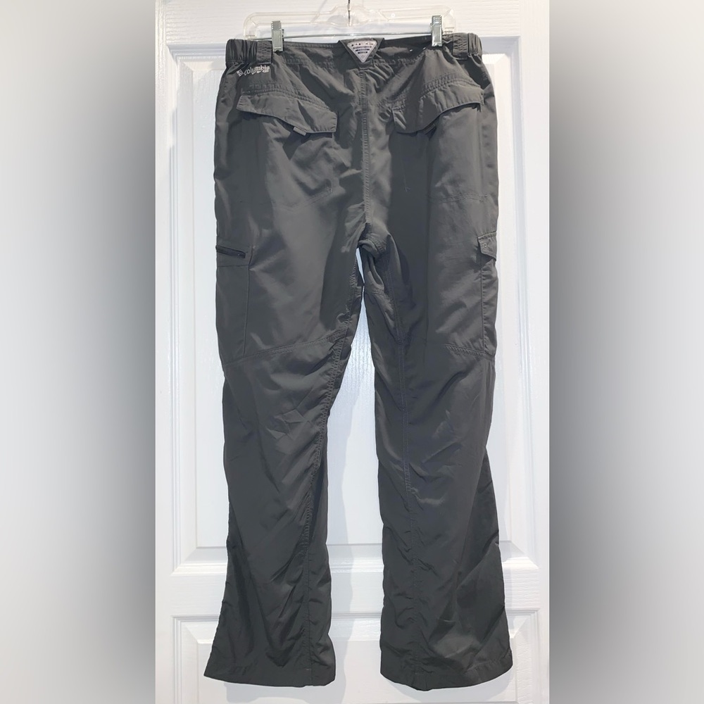 COLUMBIA men PFG Omni - Shield gray pants men’s size 36 X 30